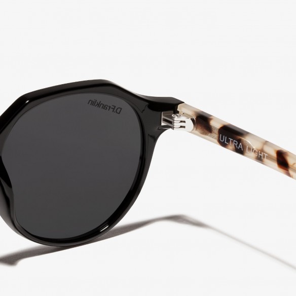 D.Franklin Ultra light s round black / black - Lentila polarizata D.Franklin Ochelari de soare dama