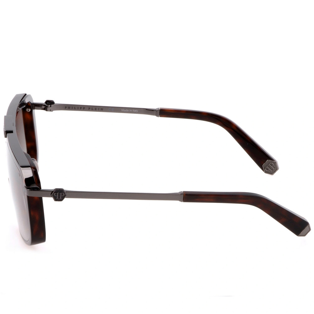 Philipp Plein SPP008 777 Havana Philipp Plein Ochelari de soare Barbatesti